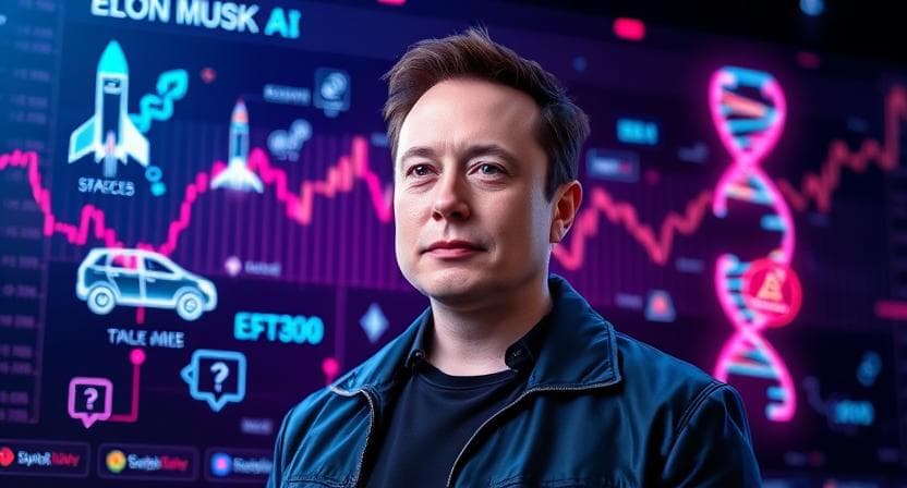 Illustration image for If Elon Musk Built a Stock Portfolio Instead of a Rocket Company: What Would It Look Like?